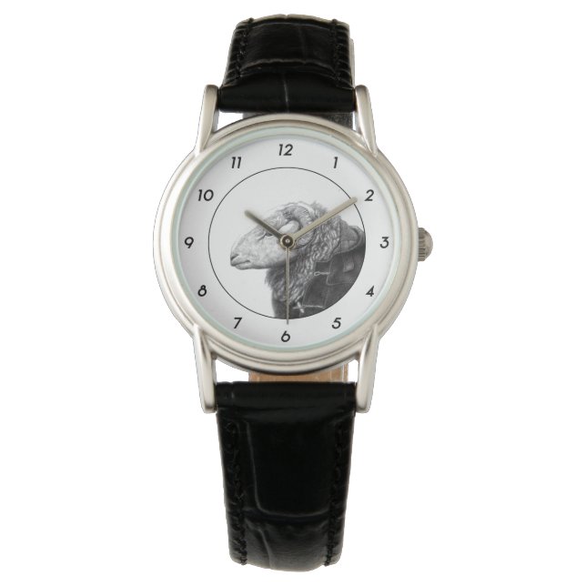 Montre Berceau Herdwick en manteau Duffel (Neige) W1 (devant)