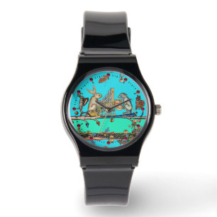 Montre BESTIAIRE MÉDIÉVAL FAISANT DE LA MUSIQUE, Lapin, B
