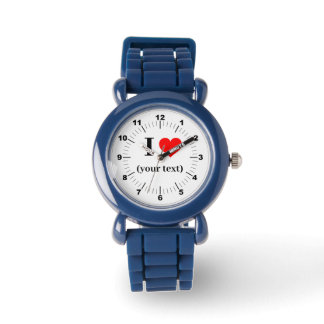 Montre BESTSELLER ! Bracelet Silicone Bleu Enfants - Pers
