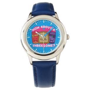 Montre Beurre d'arachide et gelée - Et un trio ?