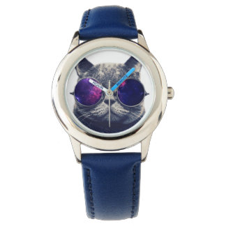 Montre Bezel personnalisé avec numéros bleus