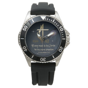 Montre Bible verset Écriture Christian Watch