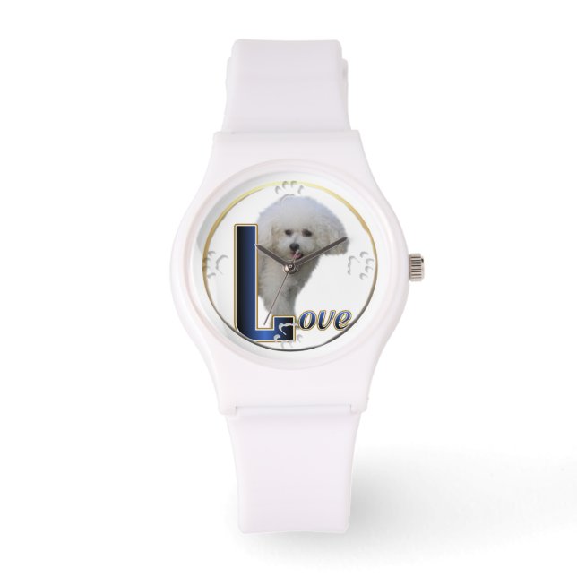 Montre Bichon Frise Dog Art (Recto)