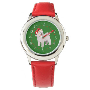 Montre Bichon Frise Noël