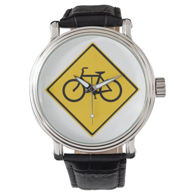 Montre Bicyclette pour panneau routier (devant)