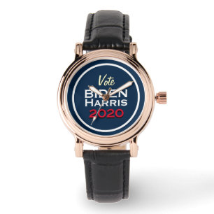 Montre BIDEN HARRIS Campagne 2020 Black Strap Watch