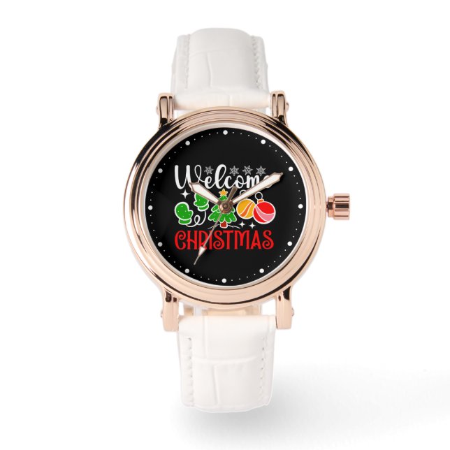 Montre Bienvenue Noël-63758 (Recto)