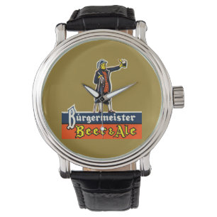 Montre Bière et bière anglaise de Burgermeister