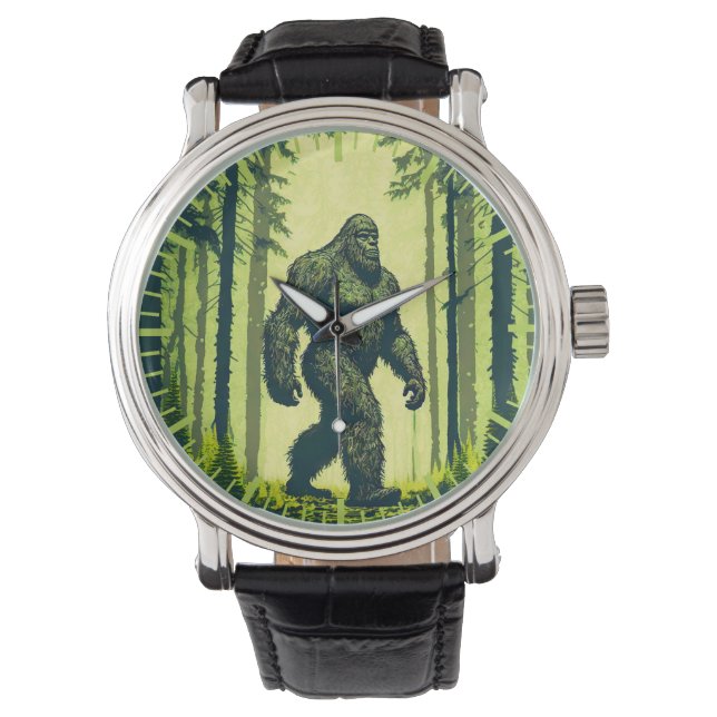 Montre Bigfoot en promenade forestière (devant)