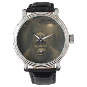 Montre Bigfoot Sasquatch Alien UFO Funny