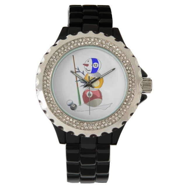 Montre Billiard Ball Snowman (devant)