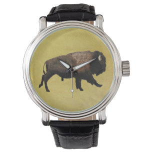 Montre Bison galopant