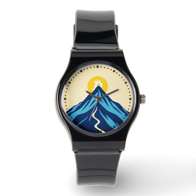 Montre Bitcoin en hausse (Style : Bright) (Recto)