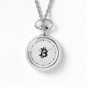 Montre BitCoin Neurone Blanc