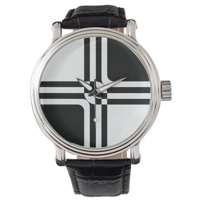 Montre Black and white fantasy (devant)