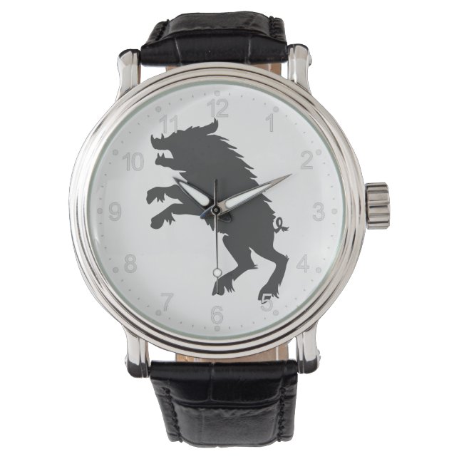 Montre Black Boar medieval silhouette (devant)