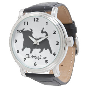 Montre Black Bull Design Wistwatch