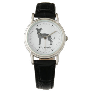 Montre Black Italian Greyhound mignon Dessin Dessin Chien