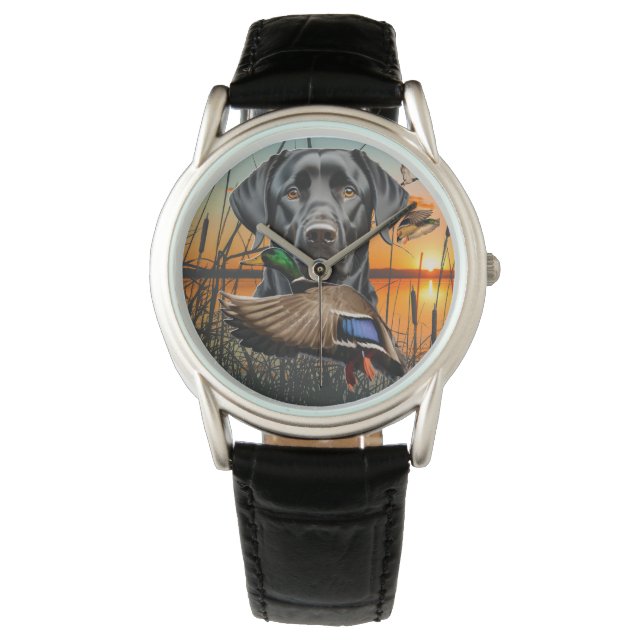 Montre Black Labrador Watch, Labrador Retriever (devant)