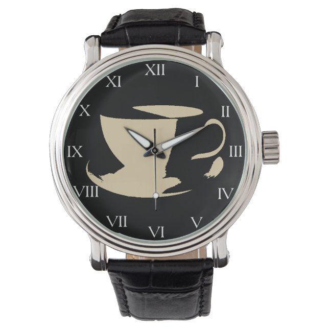 Montre Black Mod Coffee Cup Watch (devant)