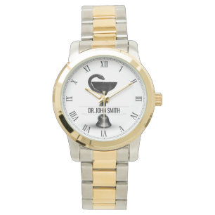 Montre Black Snake Bowl Hygieia Médicale Nom blanc