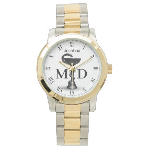 Montre Black Snake Bowl Hygieia White Médicale Doctor MD