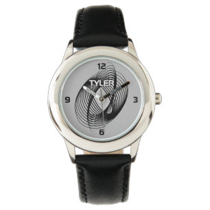 Montre Black Spiral, do-it-yourself Nom Blanc & Blanc Out