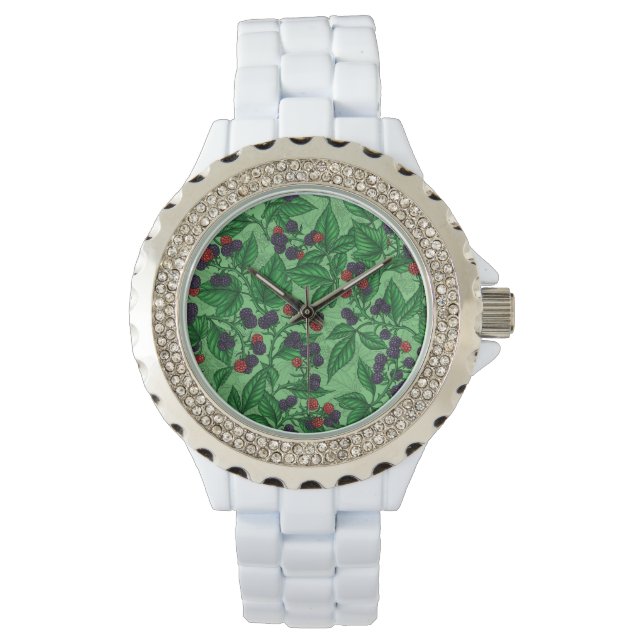 Montre Blackberry en vert (devant)