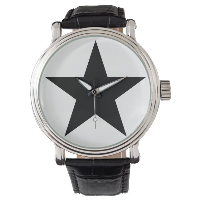 Montre Blackstar - Cuir B (Hommes - Femmes) (devant)