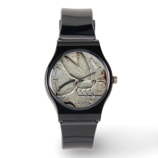 MONTRE BLANC NOIR ANTIQUE ÉGYPTIENNE HONEY BEE BEEKEEPER (Recto)