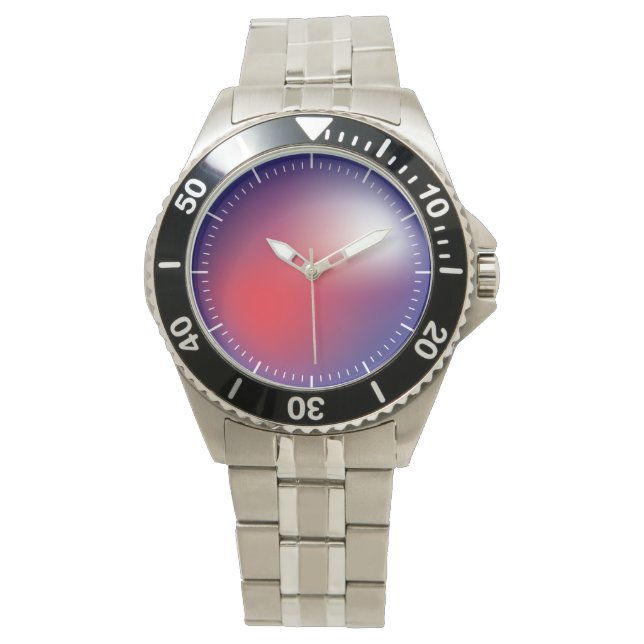 Montre blanc rouge (devant)