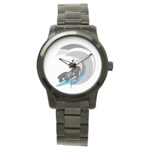 Montre blanche Lion de surf