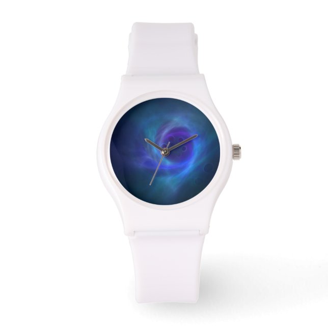Montre Bleu Abstrait (Recto)