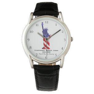 Montre Bleu blanc rouge de vétéran militaire de libert