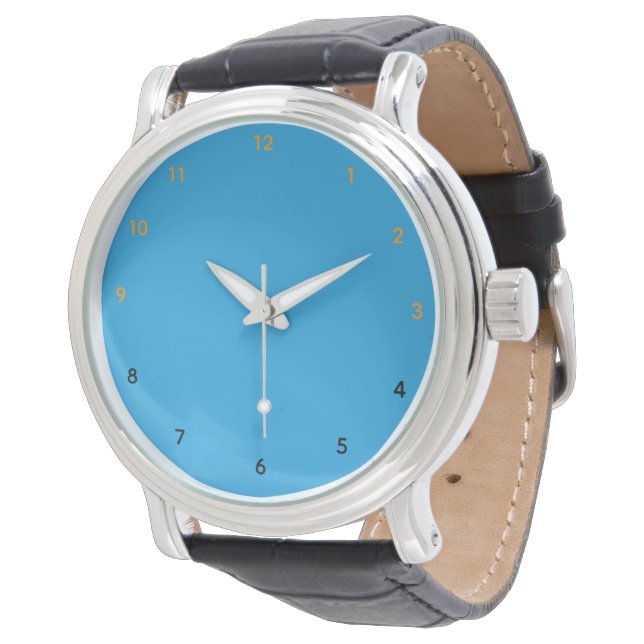 Montre Bleu Céruléen (Incliné)