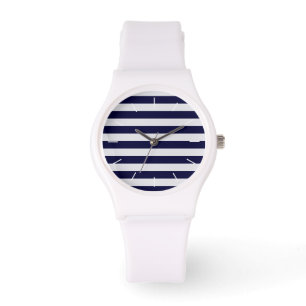 Montre Bleu de marine/Blancs Nautique