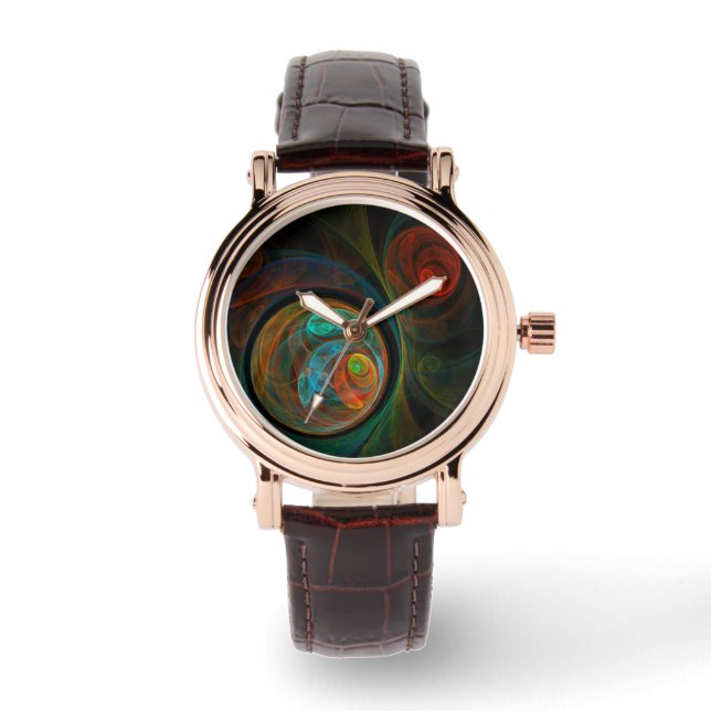 Montre Bleu de renaissance Art Abstrait (Recto)