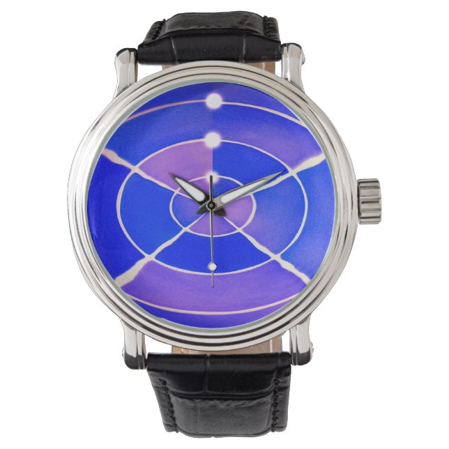Montre Bleu infini stylé tendance (devant)