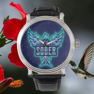 Montre Bleu lisse