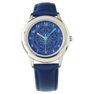 Montre Bleu métallique