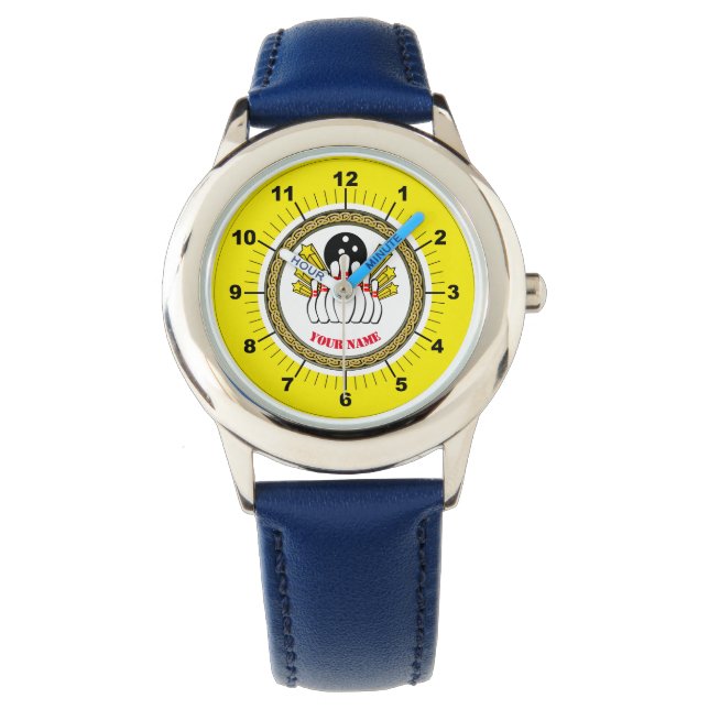 Montre Bleu numéroté (devant)