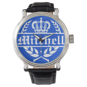 Montre Bleu personnalisé de la Bretagne