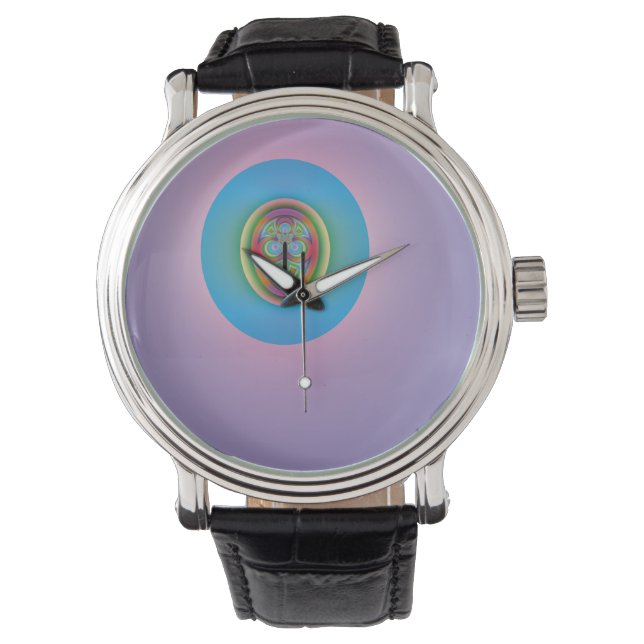Montre Bleu Solitaire (devant)