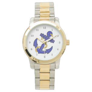 Montre bleue d'Ancre