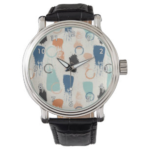 Montre Blocs et lamelles de peinture colorés