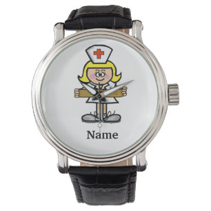Montre Blonde Female Nurse Watch Customisez-Le !