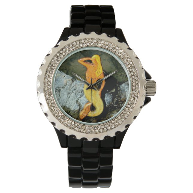 Montre blonde mermaid (devant)