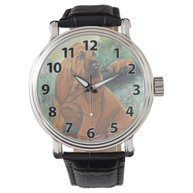 Montre Bloodhound Puppy Dream Wristwatch (devant)