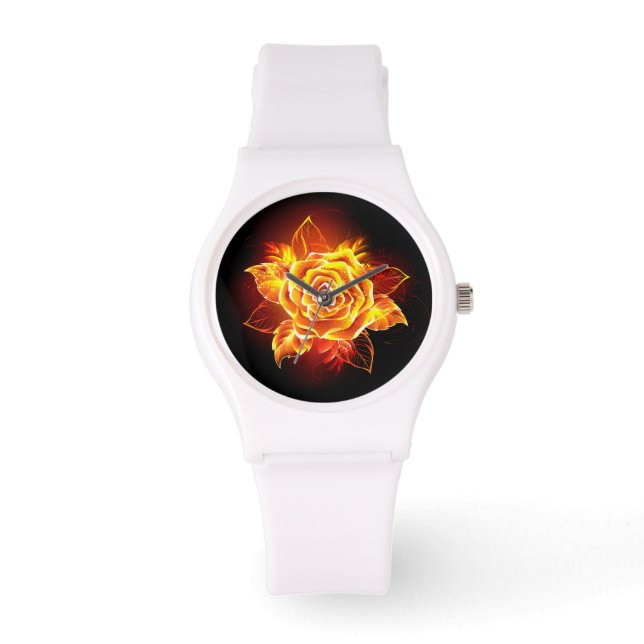 Montre Blooming Fire Rose (Recto)
