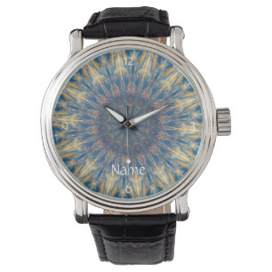Montre Blue Chakra Kaleidoscope Thunder_Cove